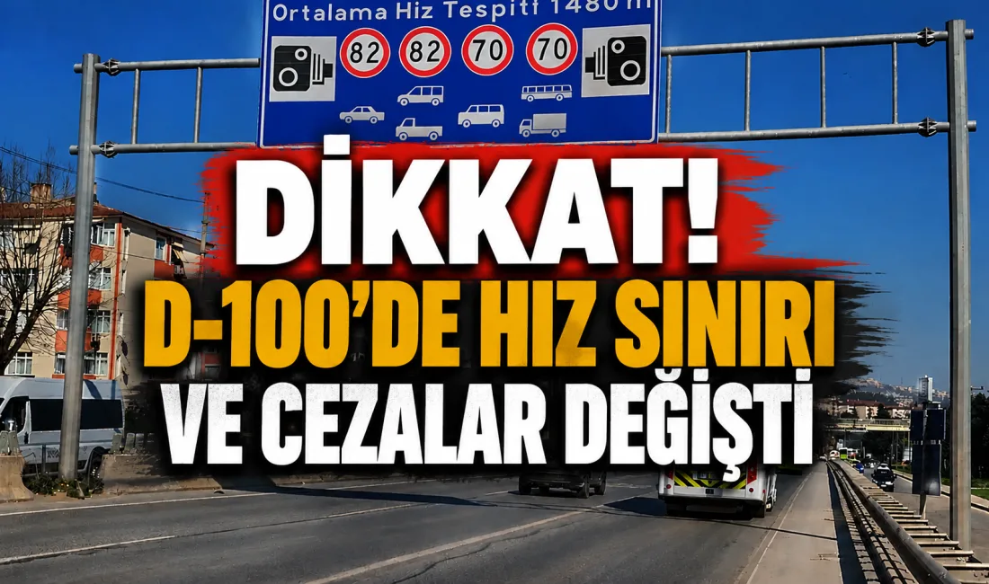Kocaeli’de D-100 Karayolu üzerinde yer alan Elektronik Denetleme Sistemi (EDS)