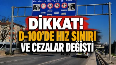 Kocaeli’de D-100 Karayolu üzerinde yer alan Elektronik Denetleme Sistemi (EDS)