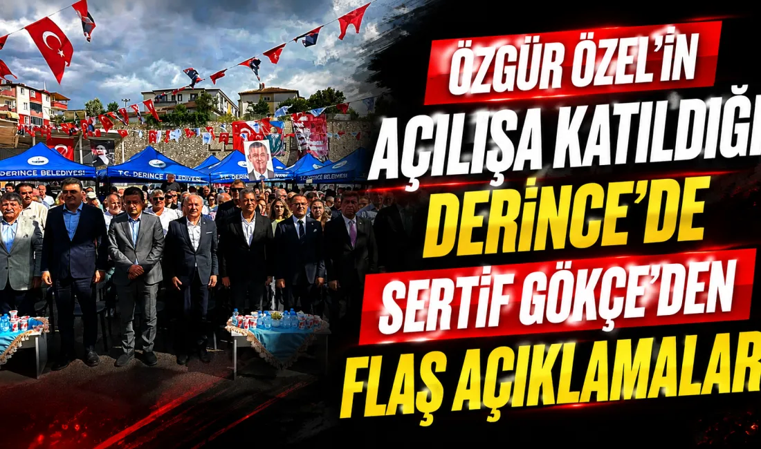 Derince Belediyesi tarafından ilçeye kazandırılan Çenesuyu A.Ş. İdari Binası ve