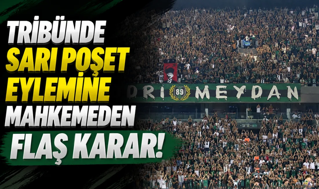 Kocaeli Cumhuriyet Başsavcılığı tarafından, Kocaelispor-Amed SF maçında tribünlerde sarı poşet