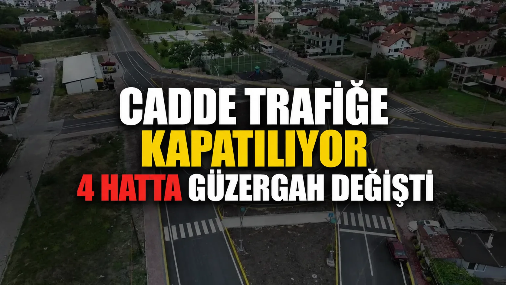 Kocaeli Büyükşehir Belediyesi tarafından Başiskele ilçesinde yürütülecek altyapı çalışmaları nedeniyle