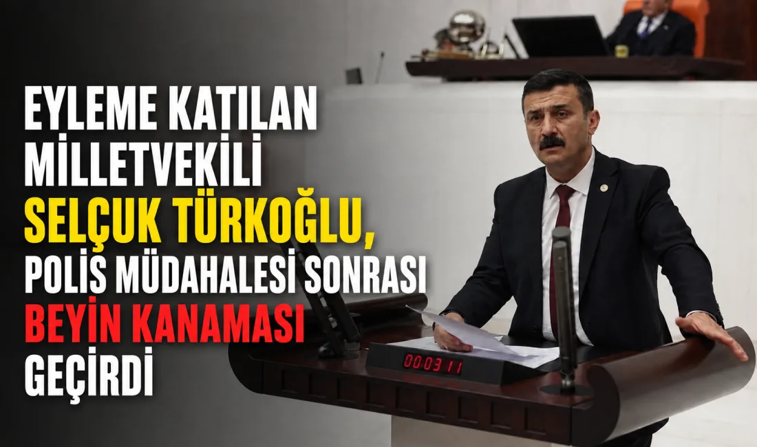 İYİ Parti Bursa Milletvekili Selçuk Türkoğlu, Ankara’da katıldığı bir eylem