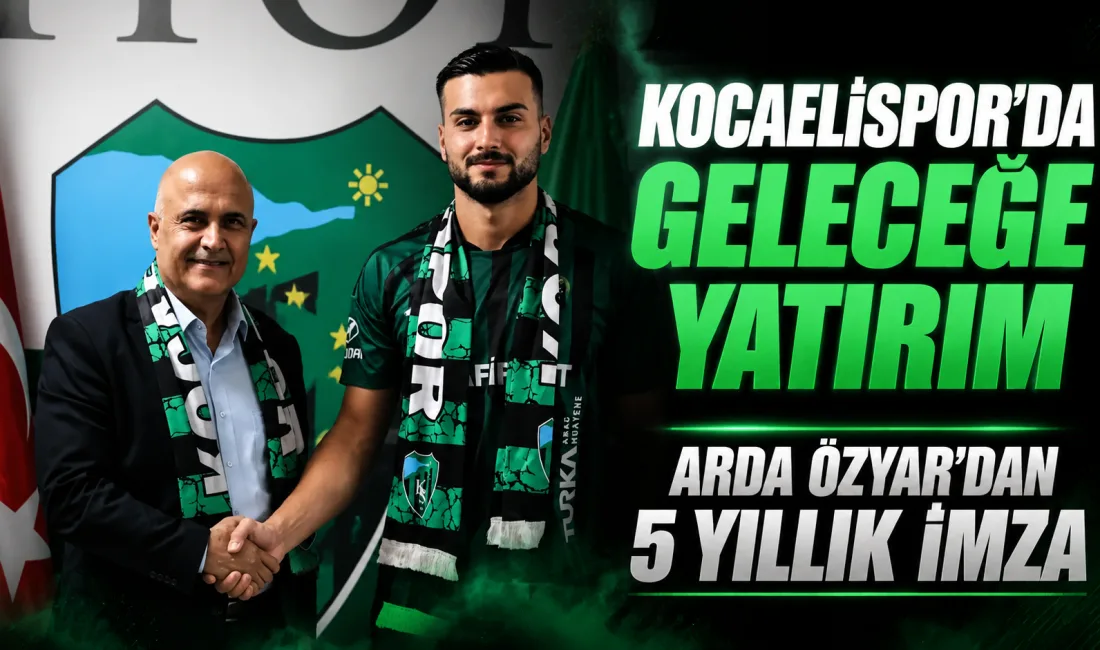 Kocaelispor, altyapısından yetiştirdiği genç santrafor Arda Özyar’ı uzun vadeli planlaması