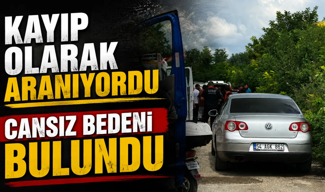Sakarya'nın Arifiye ilçesinde Sakarya Nehri'nde suda sürüklenen bir erkek cesedi