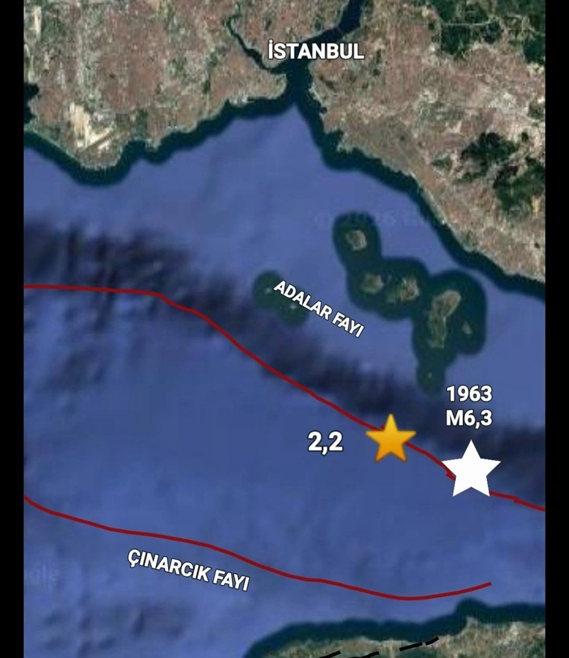 Son dakika... Marmara Denizi'nde 10 dakika arayla 2 deprem