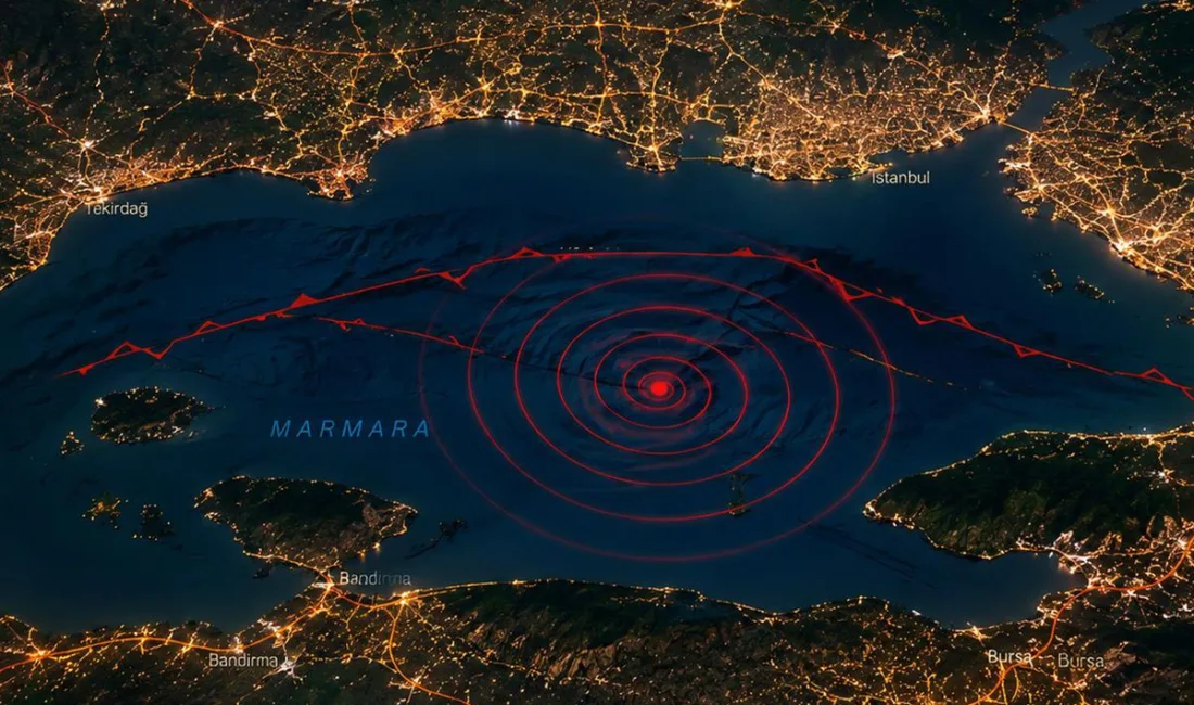 Marmara Denizi'nde İstanbul'un Adalar açıkları merkezli olarak başlayan sismik hareketlilik