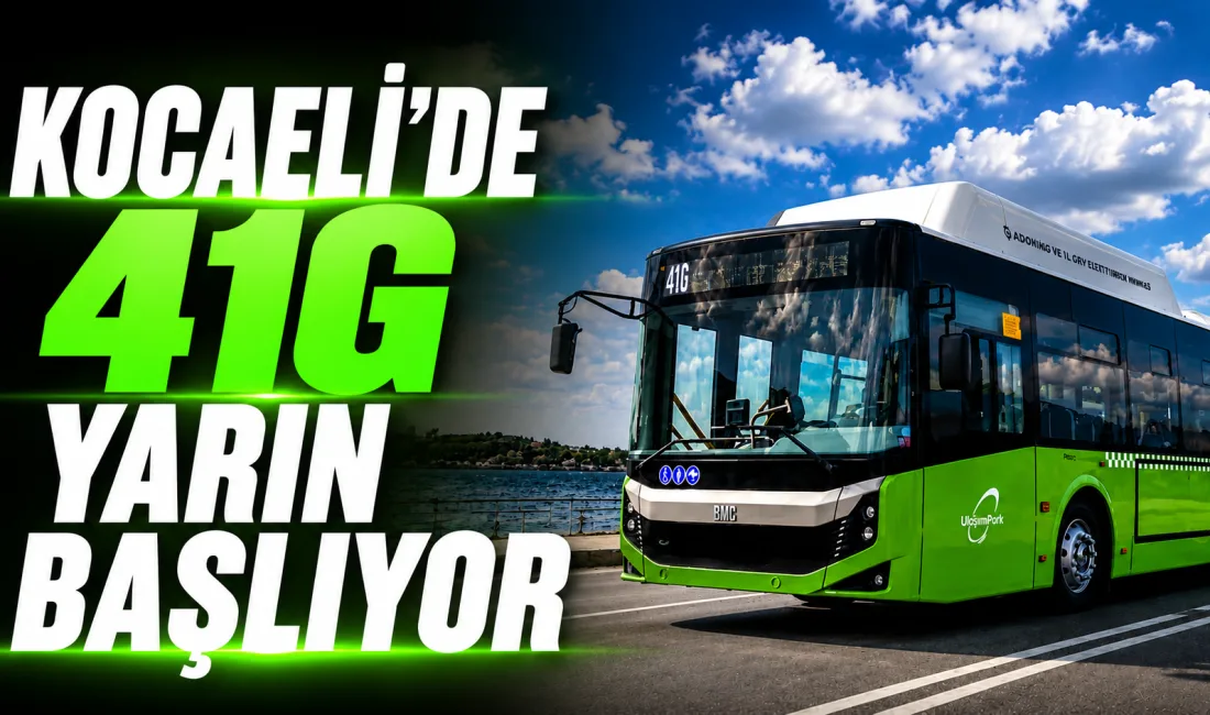 Kocaeli Büyükşehir Belediyesi tarafından İzmit, Gölcük ve Karamürsel ilçeleri arasındaki