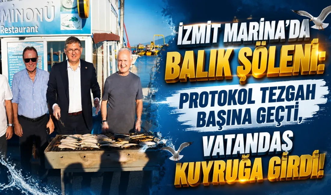 Av yasağının sona ermesiyle birlikte İzmit Marina Sahili Tekne Restoranlar