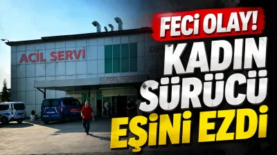 Sakarya’nın Akyazı ilçesinde meydana gelen görünmez kazada, evinin önünde araçla