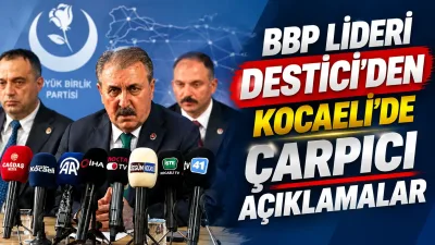 Büyük Birlik Partisi (BBP) Genel Başkanı Mustafa Destici, Kocaeli Sivaslılar