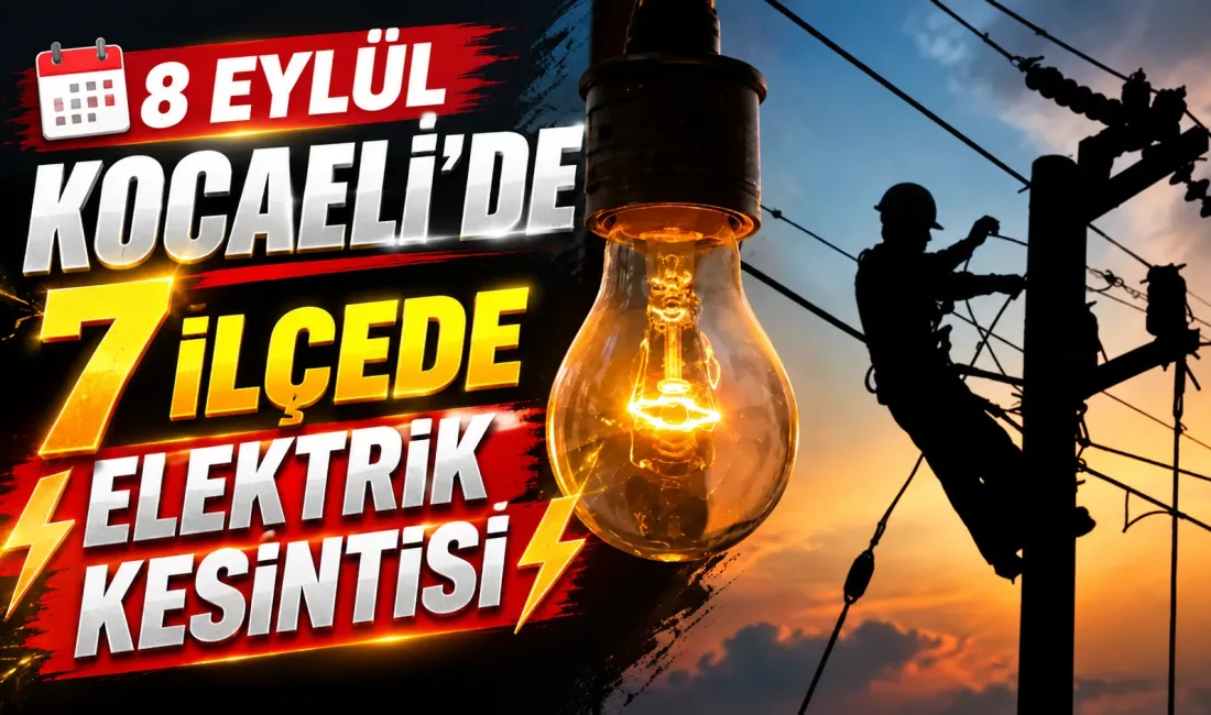 Kocaeli genelinde yürütülen şebeke bakım,