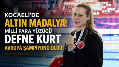 Kocaeli'de gerçekleştirilen 2026 Avrupa Para Yüzme Şampiyonası'nda sahne alan milli