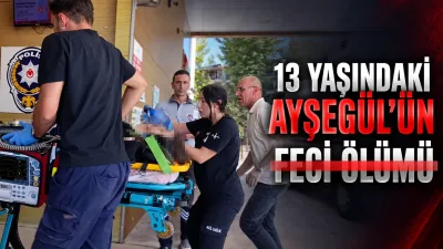 Bursa’nın İnegöl ilçesinde hafif ticari aracın çarptığı 13 yaşındaki bisikletli