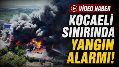 Kocaeli sınırında yer alan Tuzla Orhanlı Deri Sanayi Bölgesi'ndeki bir