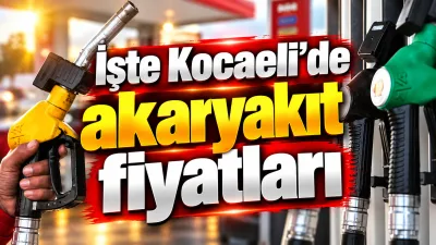 Kocaeli genelindeki istasyonlarda geçerli olan akaryakıt pompa satış fiyatları netleşti.