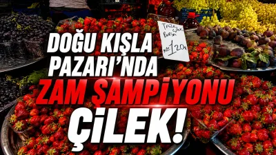 Doğu Kışla Kapalı Pazar Yeri'nde sabahın erken saatleriyle birlikte tezgahlar