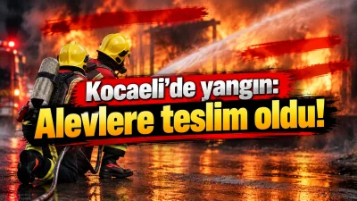 Kocaeli’nin Darıca ilçesinde çok katlı bir apartmanın çatı katında çıkan