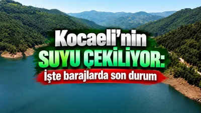 Kocaeli’de kentin içme suyu gereksinimini karşılayan en kritik su havzaları