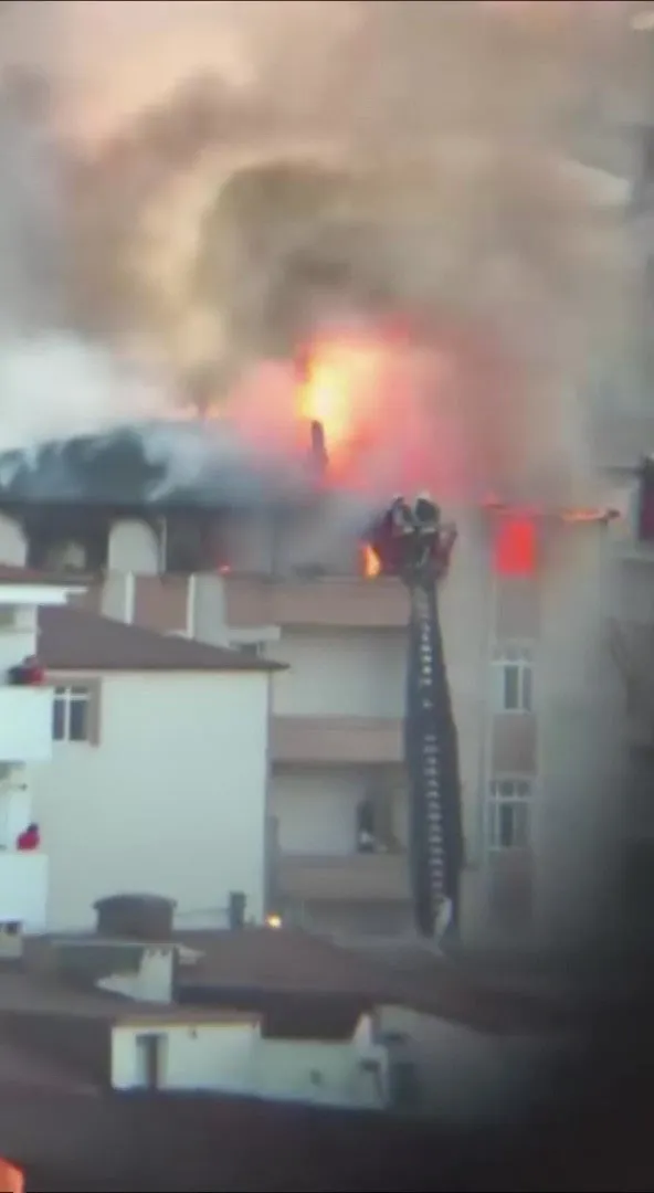 Kocaeli'de dev yangın: Mahalleli sokağa döküldü
