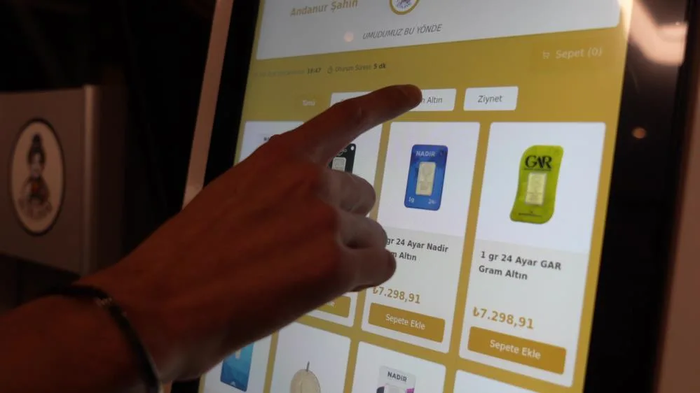 Kocaeli’de düğün ve nikahlarda altın alışverişini kolaylaştıran kiosk uygulaması hayata