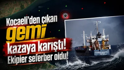Kocaeli’den Aliağa’ya giden ALSU gemisi Silivri açıklarında TUĞBERK İMAMOĞLU gemisiyle