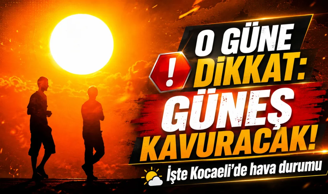 ocaeli’de 2-6 Eylül hava durumu belli oldu. Yağış beklenmezken sıcaklık