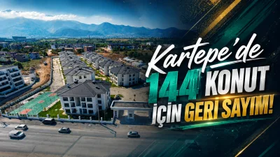 Kartepe Kent Konut Evleri’nde 144 dairenin yapımı tamamlandı. 12 bloktan