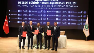 Kocaeli'de üniversite-sanayi iş birliğini güçlendirmek amacıyla hayata geçirilen "Meslek Yüksekokullarında