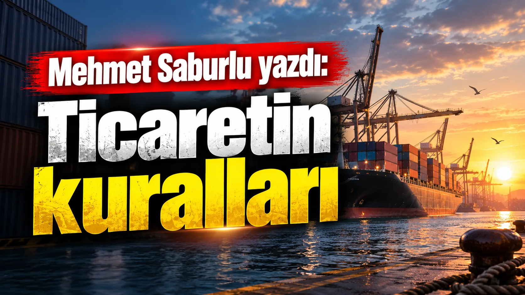 Gerçek ticarette hatır ve gönülle iş yapılmaz.