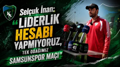 Kocaelispor Teknik Direktörü Selçuk İnan, Samsunspor maçı öncesi transfer süreci,