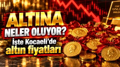 Kocaeli kuyumcular çarşısı ve serbest piyasada altın fiyatları yeni işlem
