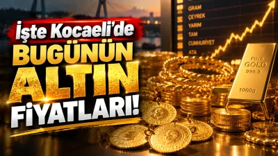Kocaeli serbest piyasası ve kuyumcular çarşısında altın fiyatları yeni güne