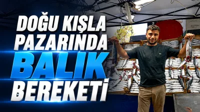Av sezonunun açılmasıyla birlikte Doğu Kışla pazarındaki balık tezgahlarında hareketlilik