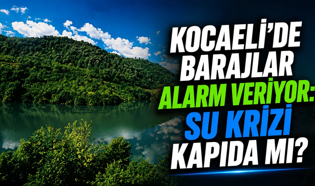 Kocaeli genelinde etkisini sürdüren yaz sıcaklarıyla birlikte içme suyu kaynaklarındaki