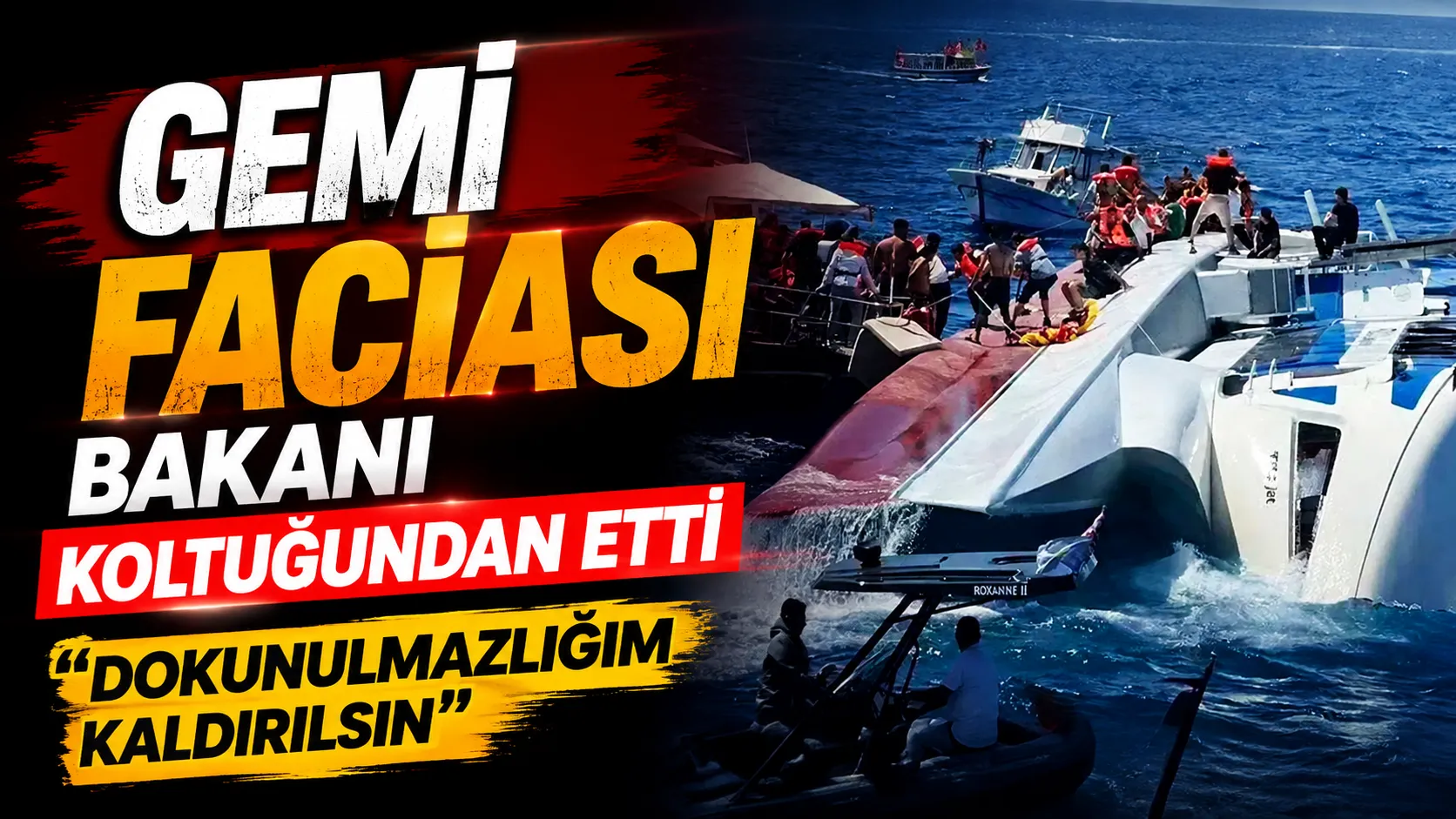 Kuzey Kıbrıs Türk Cumhuriyeti’nde (KKTC) Girne açıklarında pazar günü meydana