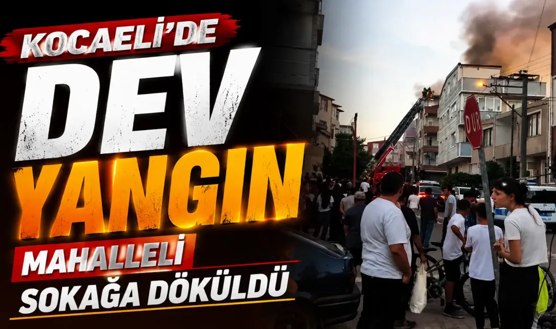 Kocaeli’nin Darıca ilçesinde bir binanın